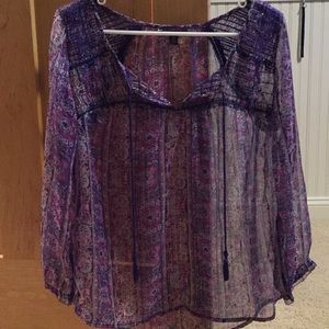 American Eagle Flowy Dress Top